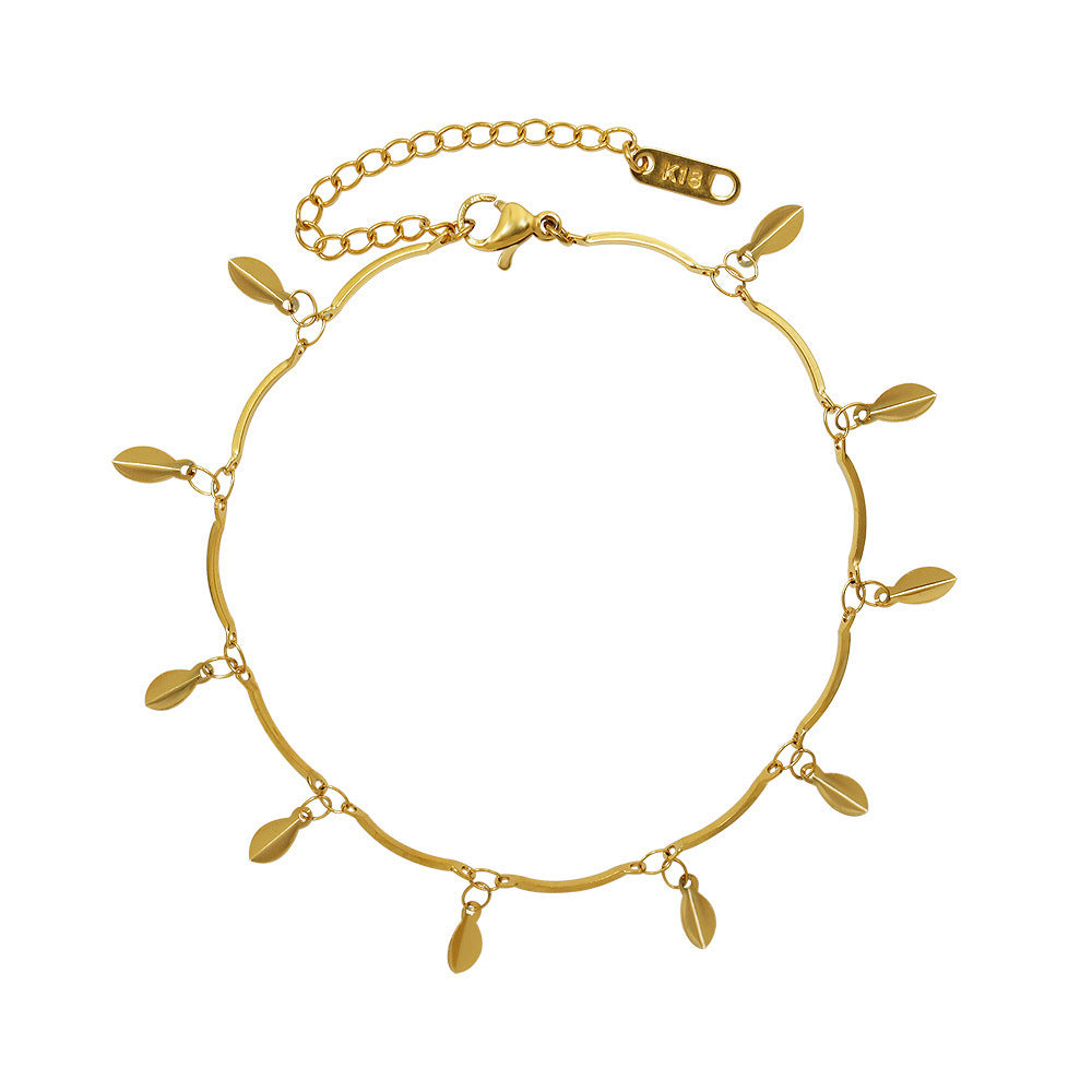 LEAF ANKLET