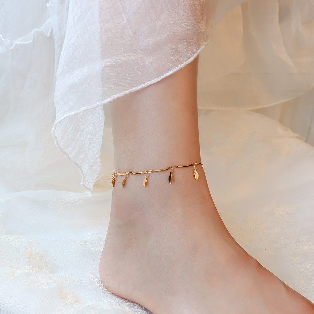 LEAF ANKLET