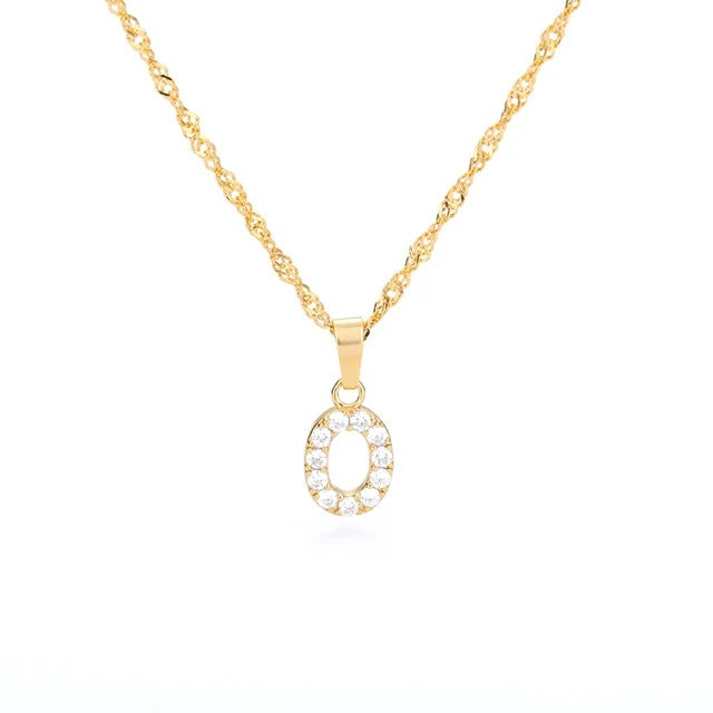 LETTERS ICED OUT NECKLACES