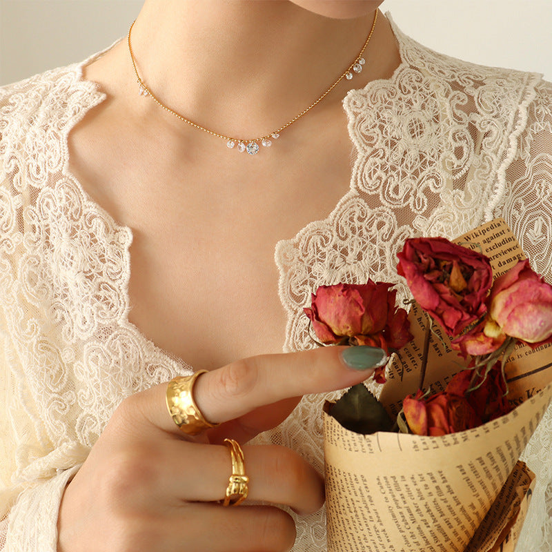 LIGHT LUXURY INLAID NECKLACE