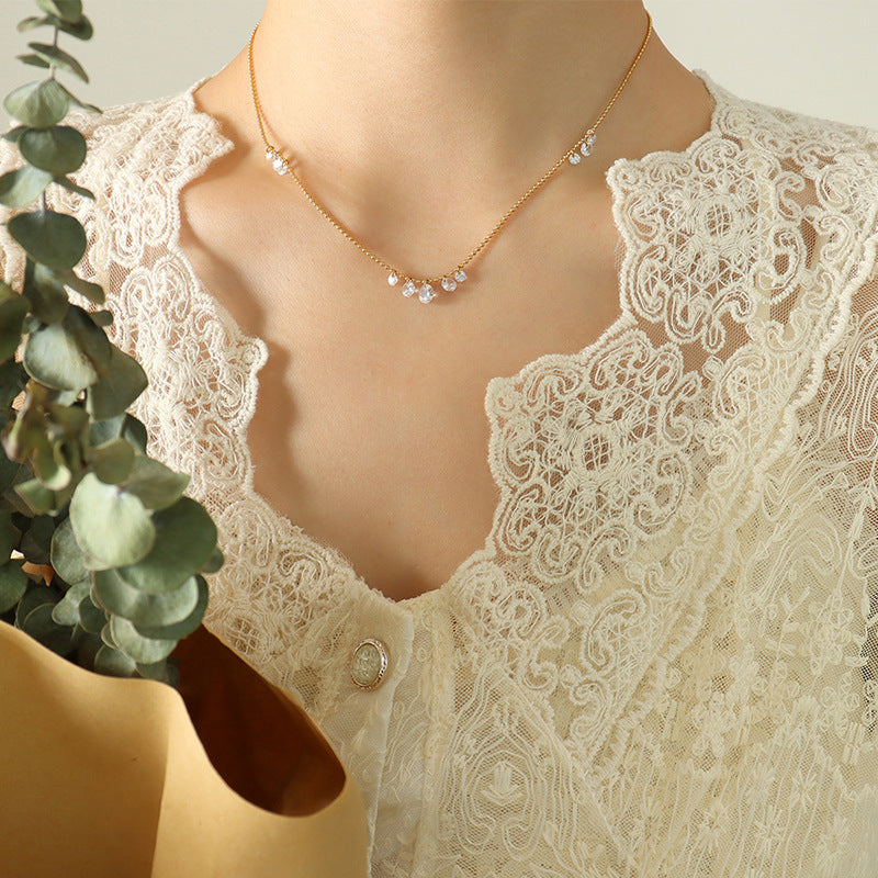 LIGHT LUXURY INLAID NECKLACE