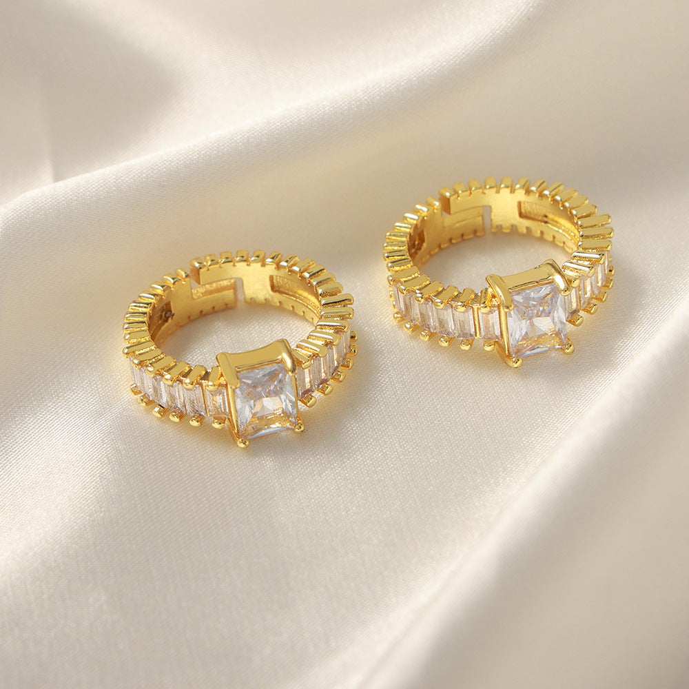 LIGHT LUXURY RING OPENING RING