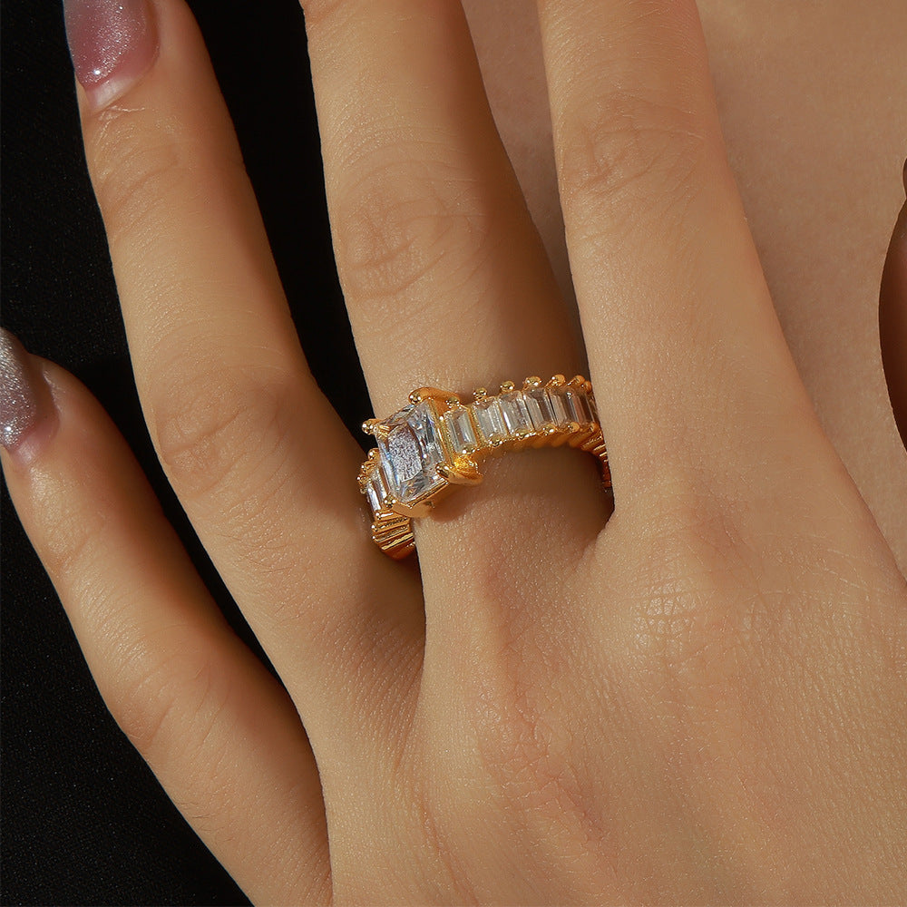 LIGHT LUXURY RING OPENING RING