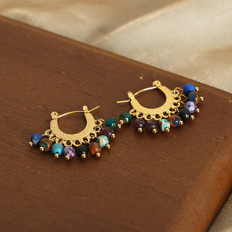 LIGHT LUXURY TASSEL STYLE EARRINGS