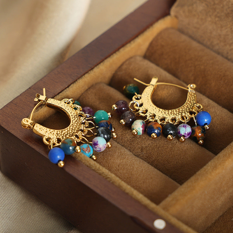 LIGHT LUXURY TASSEL STYLE EARRINGS