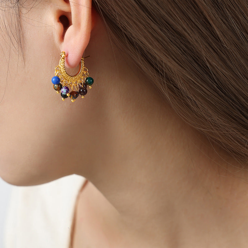 LIGHT LUXURY TASSEL STYLE EARRINGS