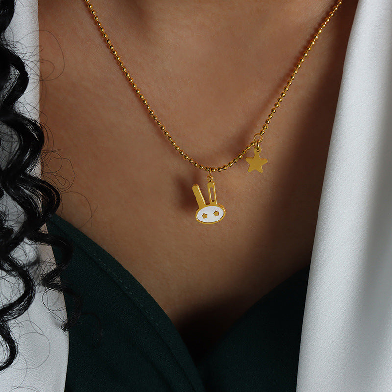LITTLE RABBIT PENDANT NECKLACE