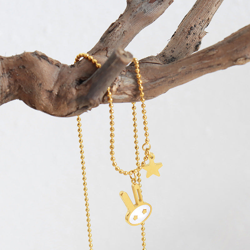 LITTLE RABBIT PENDANT NECKLACE