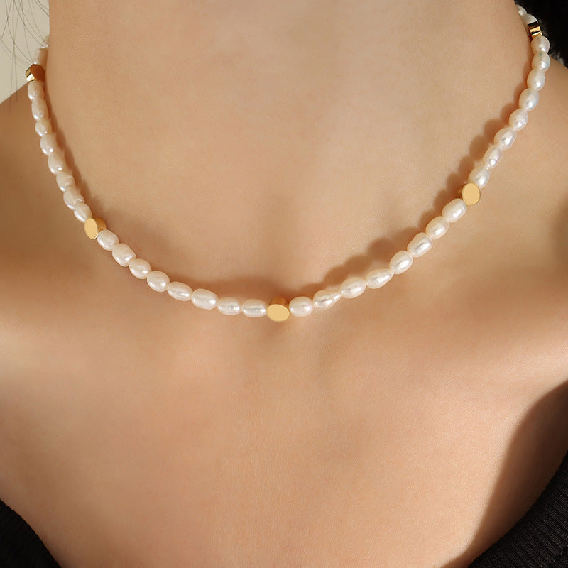 LITTLE BEAN PEARL NECKLACE