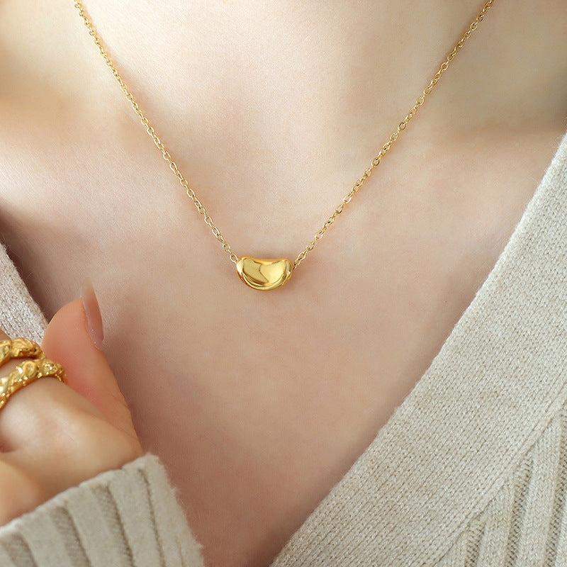 LITTLE BEAN PENDANT NECKLACE