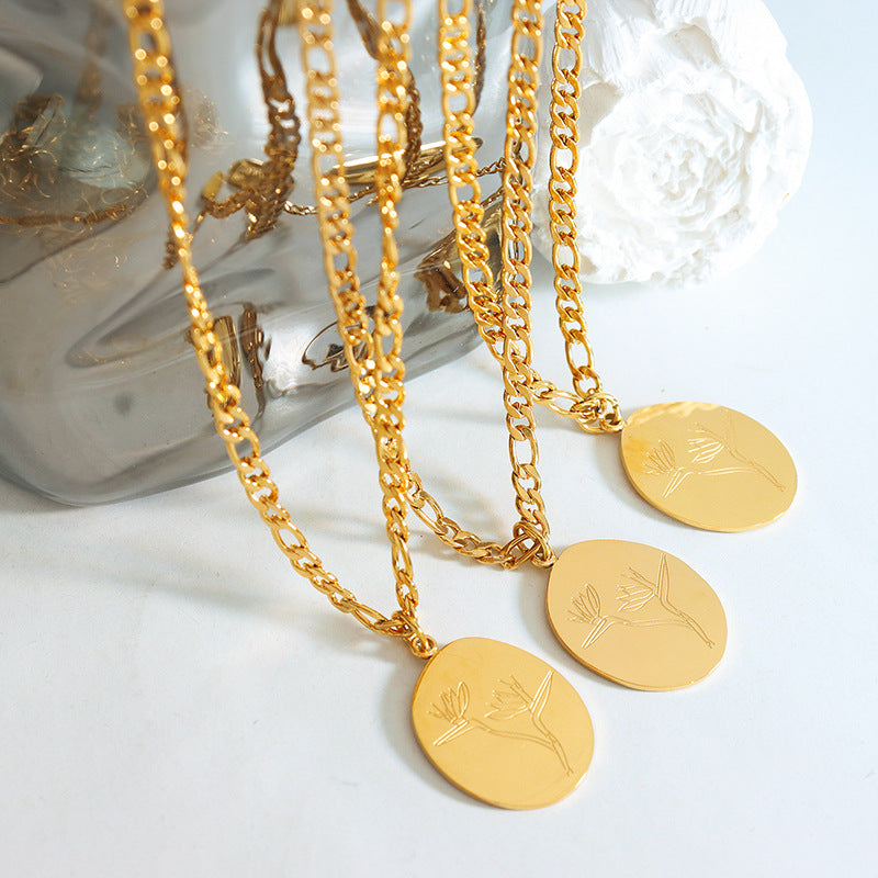 LOTUS PENDANT NECKLACE