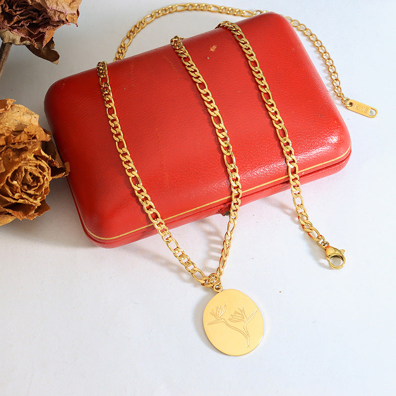 LOTUS PENDANT NECKLACE