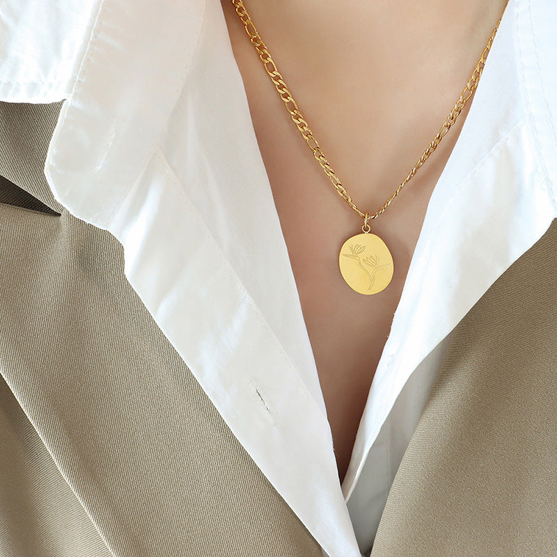 LOTUS PENDANT NECKLACE