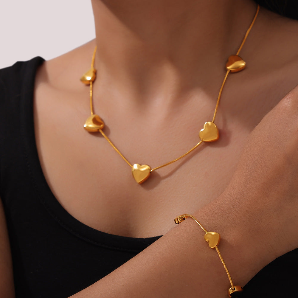 LOVE BEADED NECKLACE