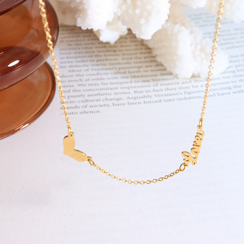 LOVE ENGLISH LETTER NECKLACE