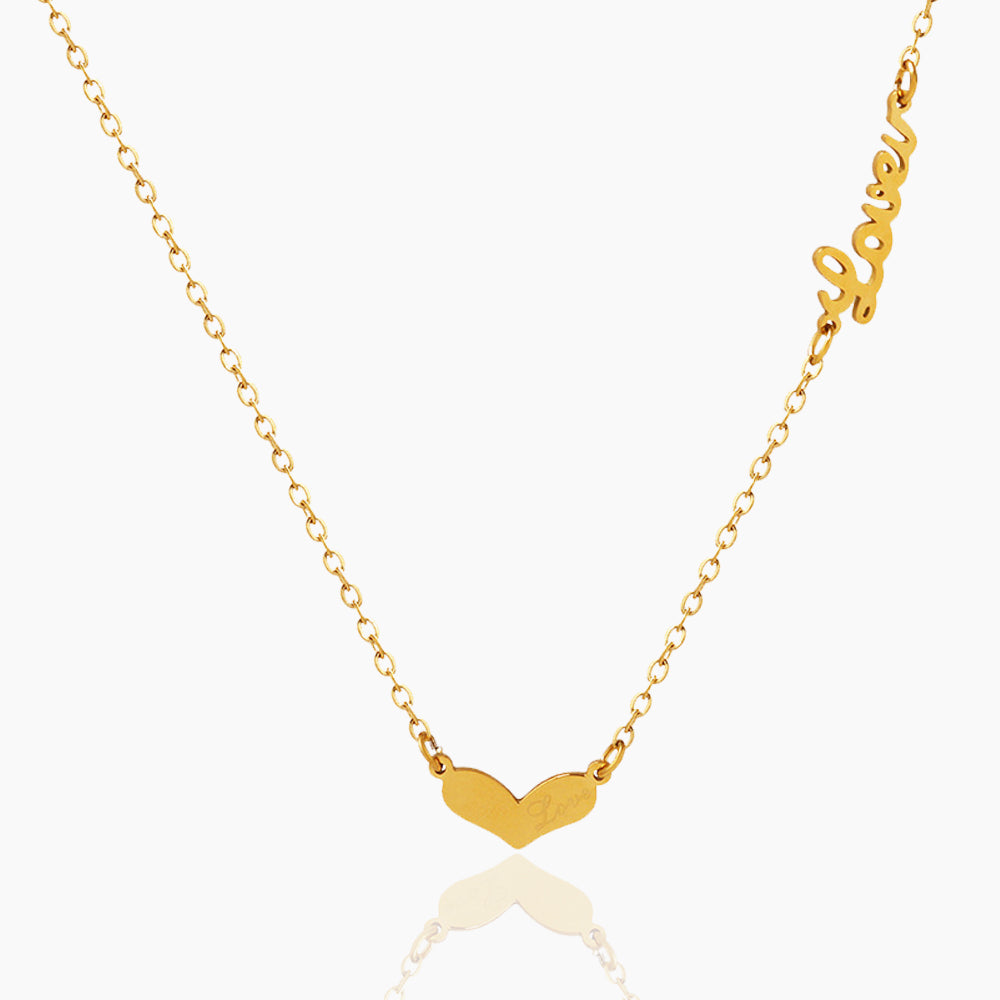 LOVE ENGLISH LETTER NECKLACE