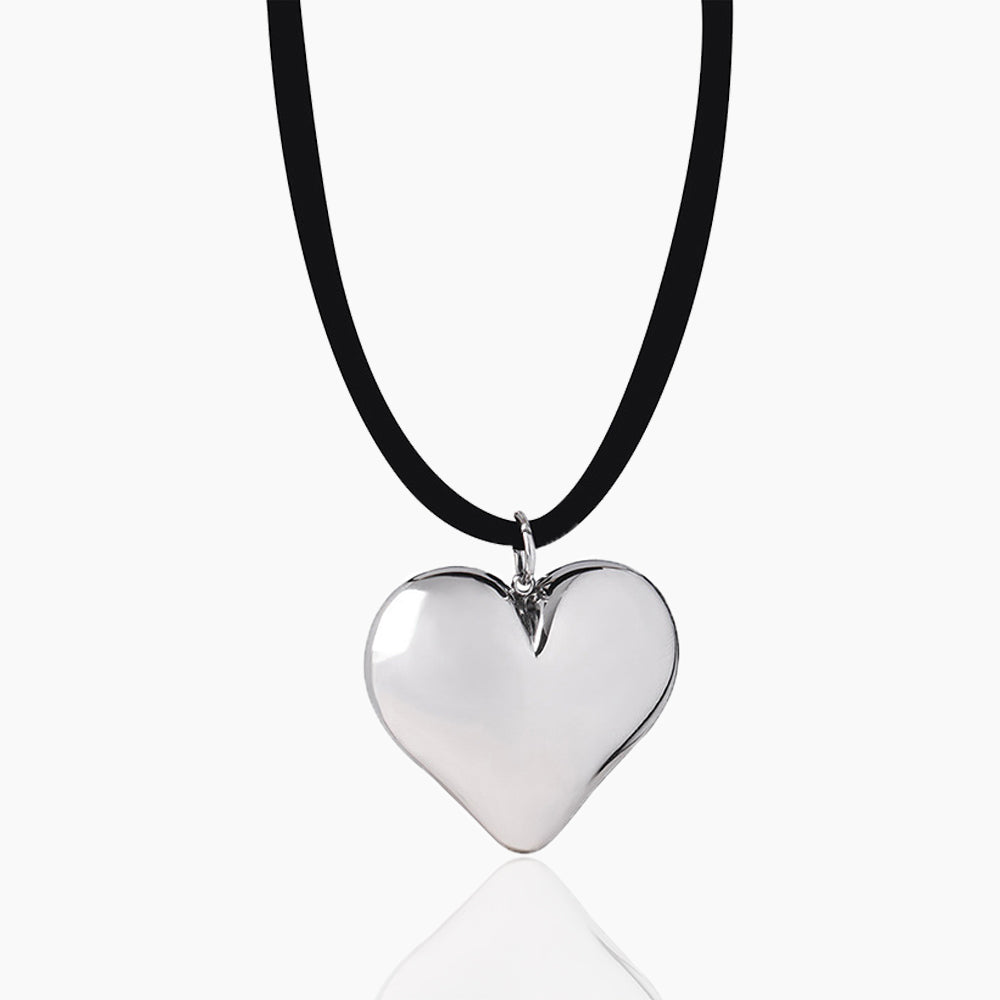 LOVE PENDANT WITH DRAWSTRING NECKLACE