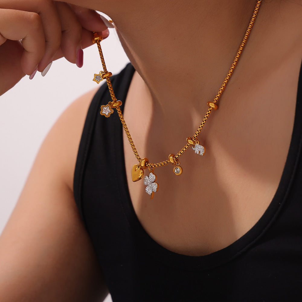 LUCKY GRASS NECKLACE