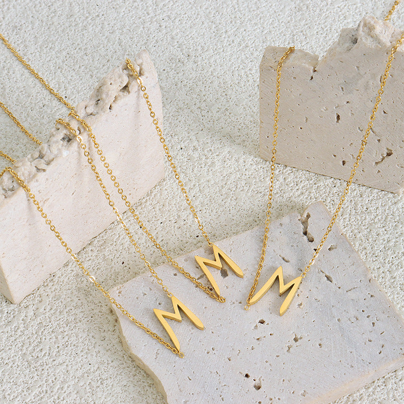 M-LETTER NECKLACE