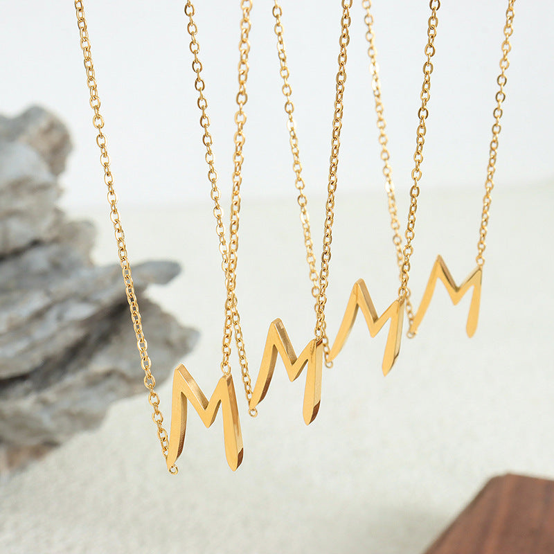 M-LETTER NECKLACE