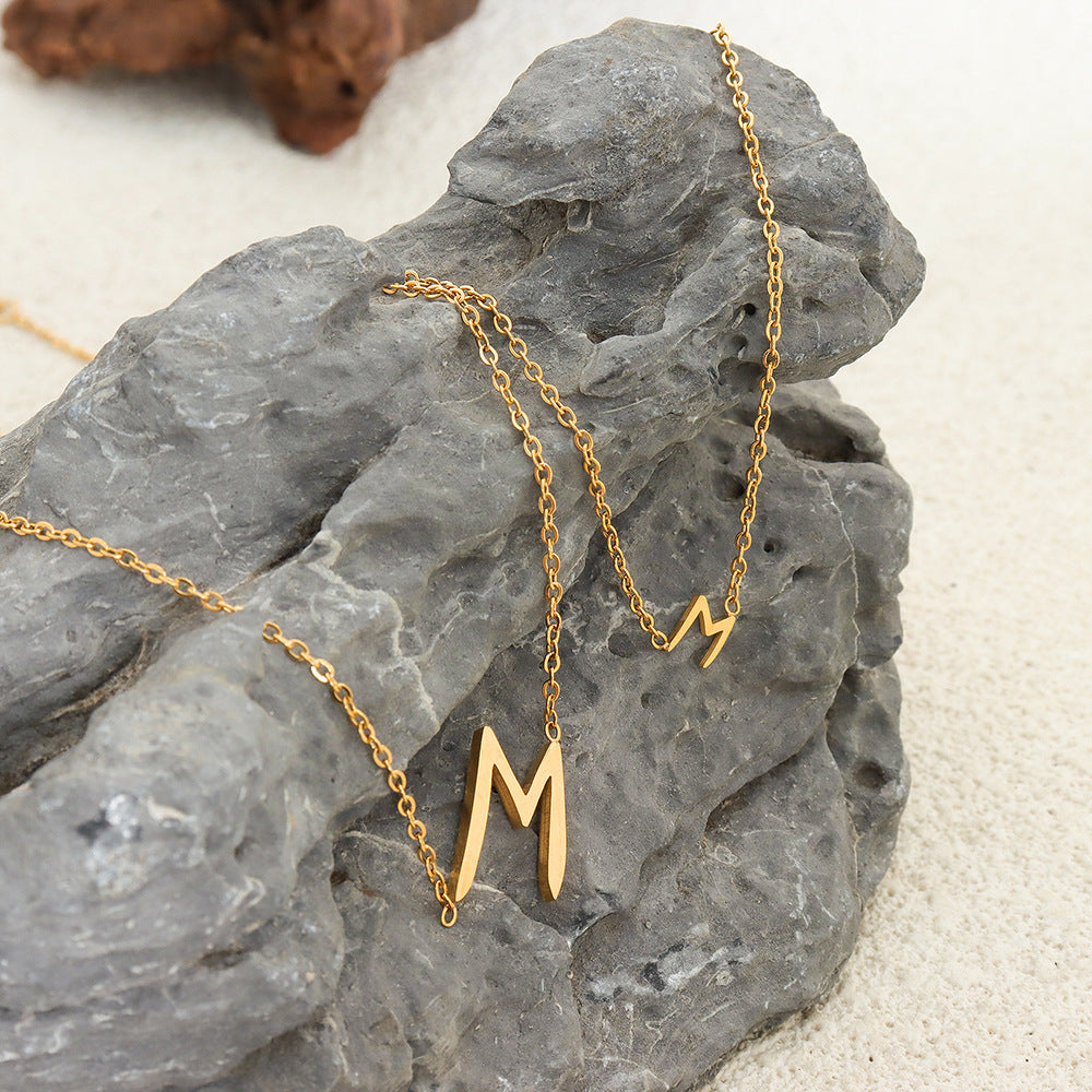 M-LETTER NECKLACE