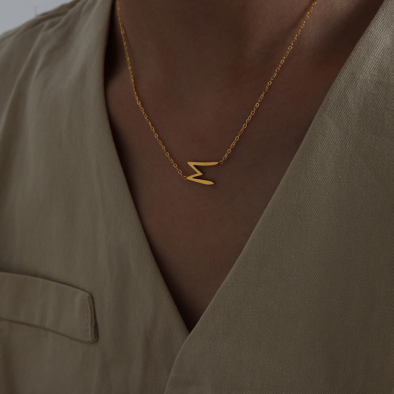 M-LETTER NECKLACE