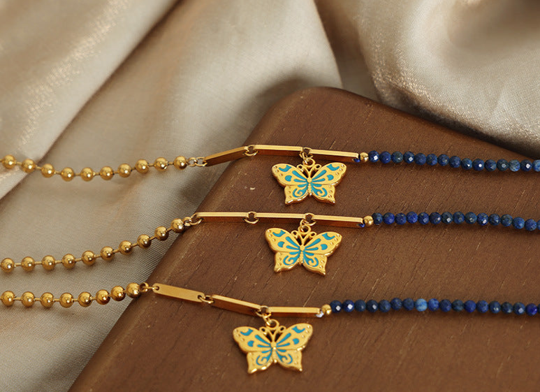 MAILLARD BUTTERFLY PENDANT NECKLACE