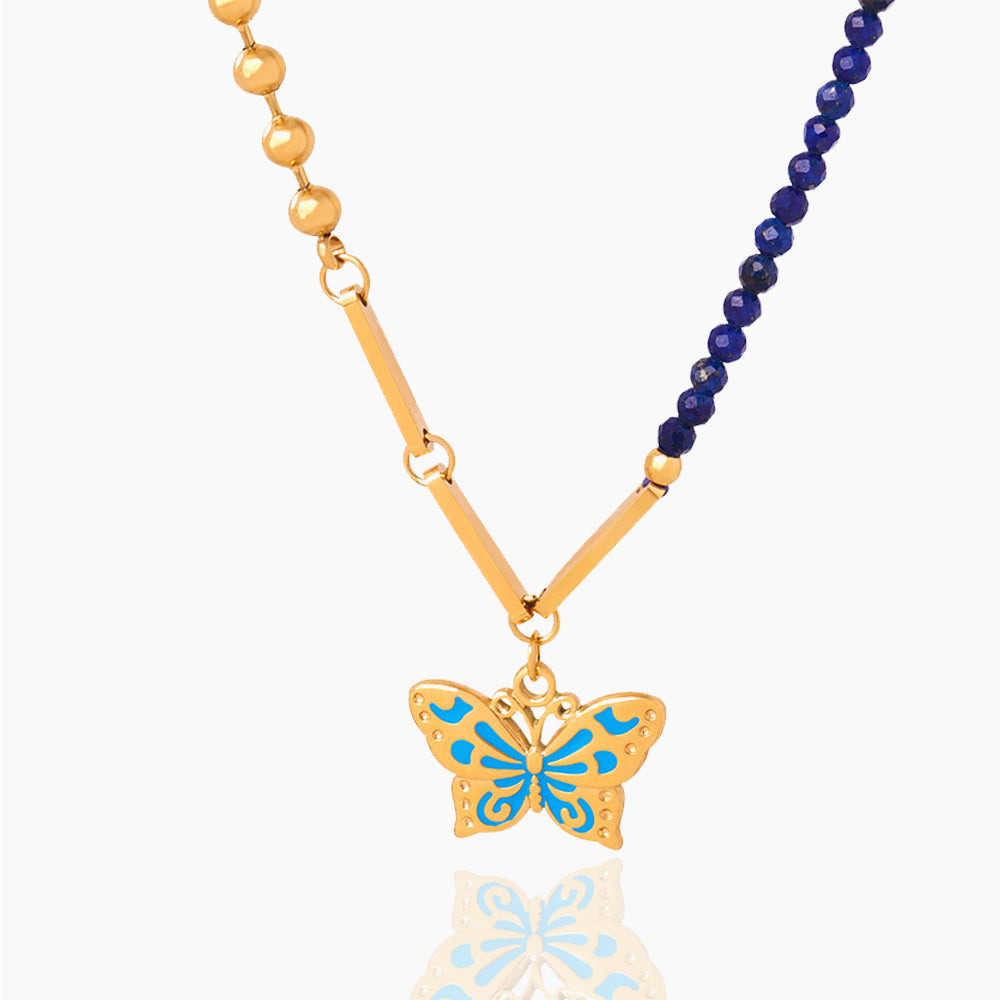 MAILLARD BUTTERFLY PENDANT NECKLACE