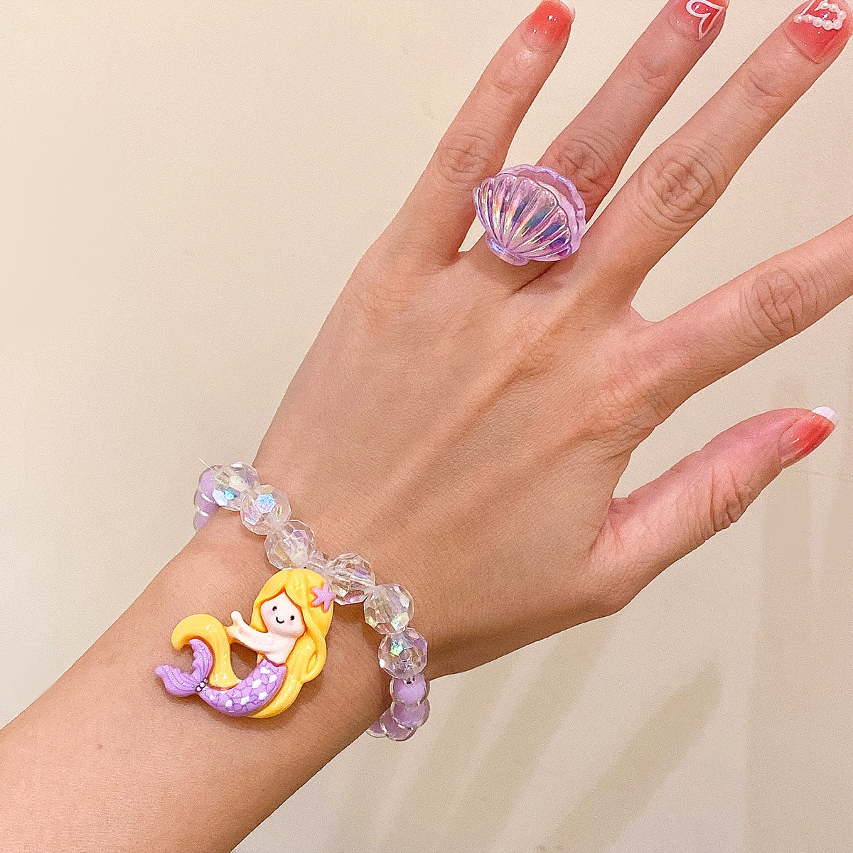 MERMAID PRINCESS BRACELET CUTE SHELL GIFT