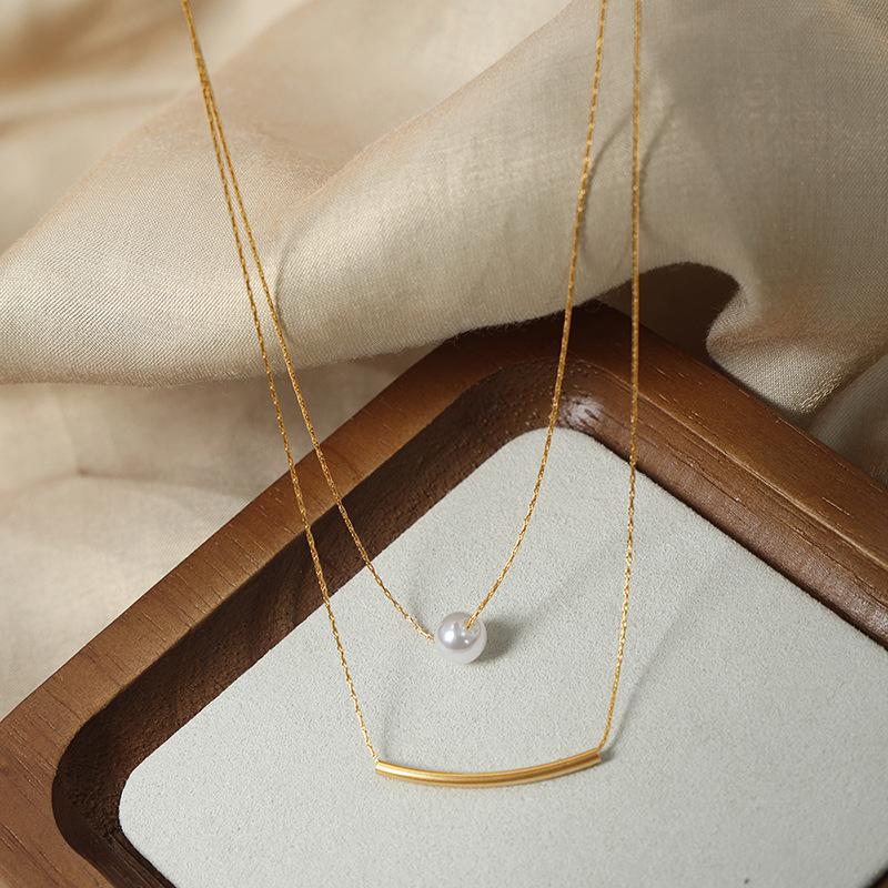 MINIMALIST DOUBLE-LAYER NECKLACE