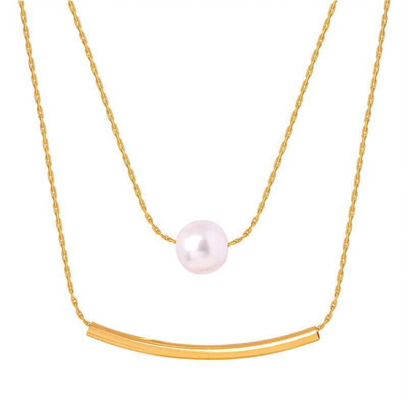 MINIMALIST DOUBLE-LAYER NECKLACE