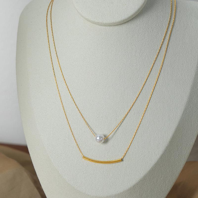 MINIMALIST DOUBLE-LAYER NECKLACE