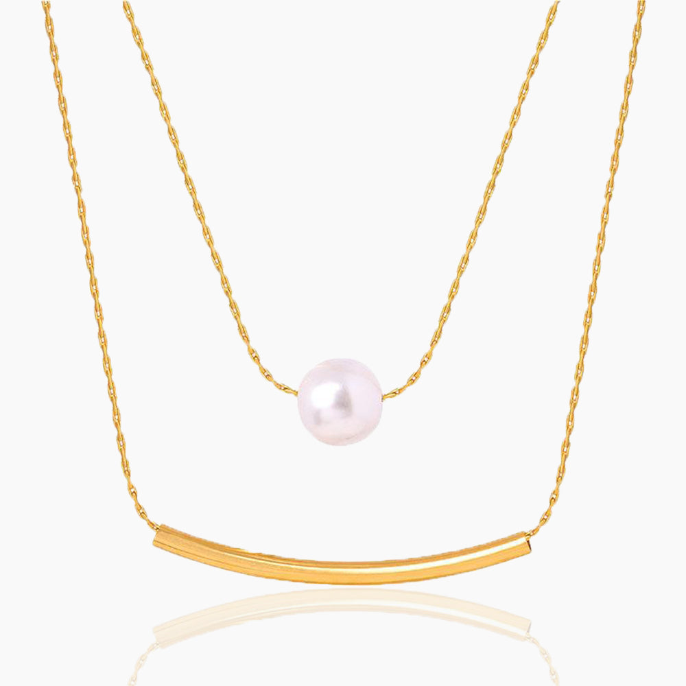 MINIMALIST DOUBLE-LAYER NECKLACE
