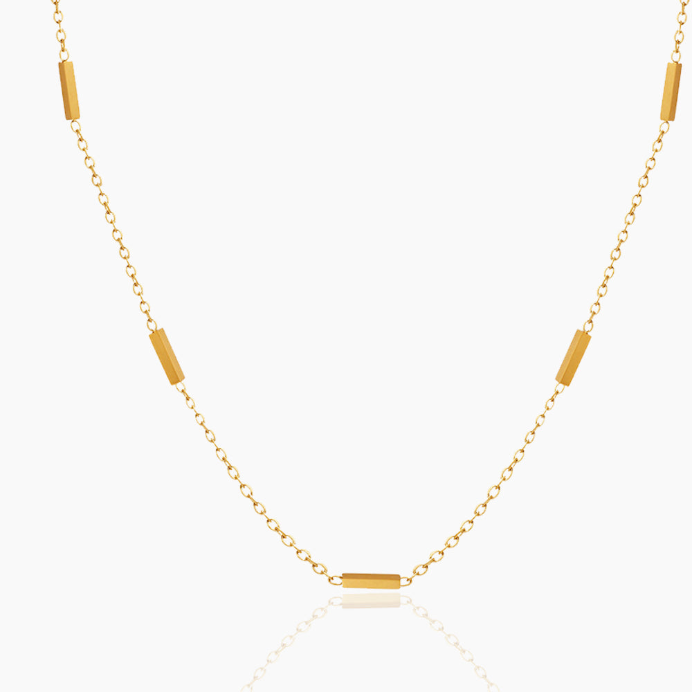 MINIMALIST SPLICING TEMPERAMENT NECKLACE