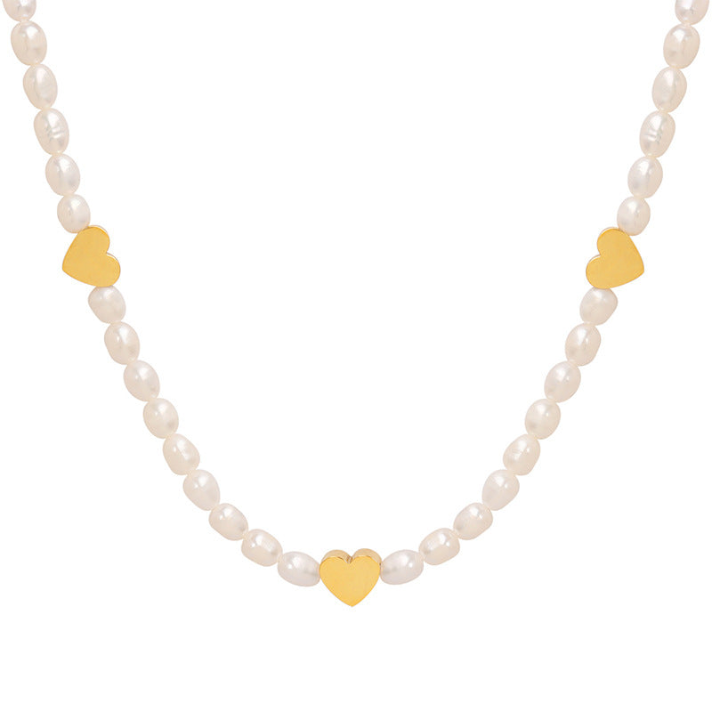 MULTIPLE LOVE PEARL NECKLACES