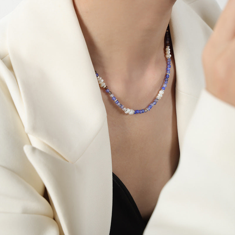 MULTI COLORED BEADED HANDMADE NECKLACE