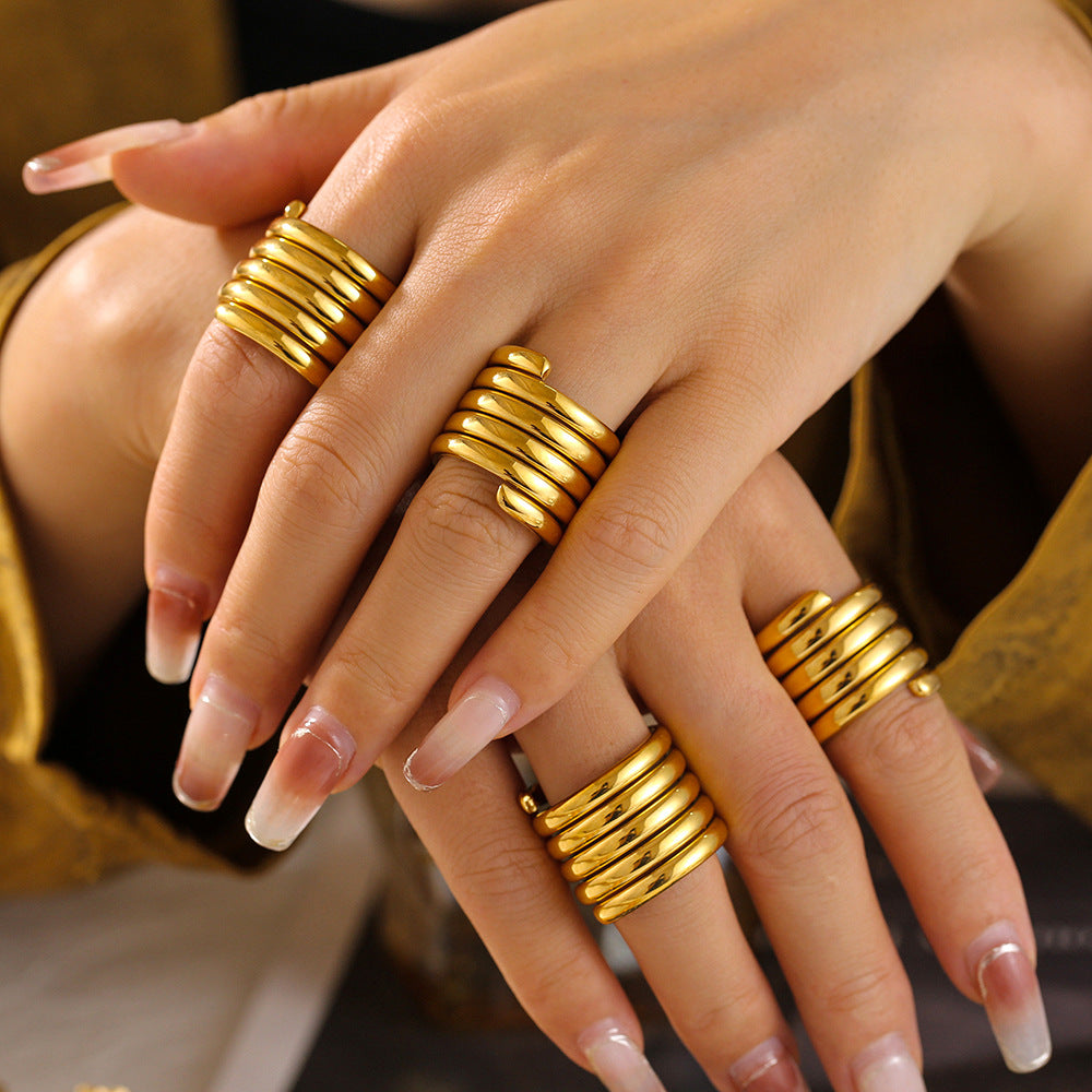 MULTI LAYER WINDING WIDE RING