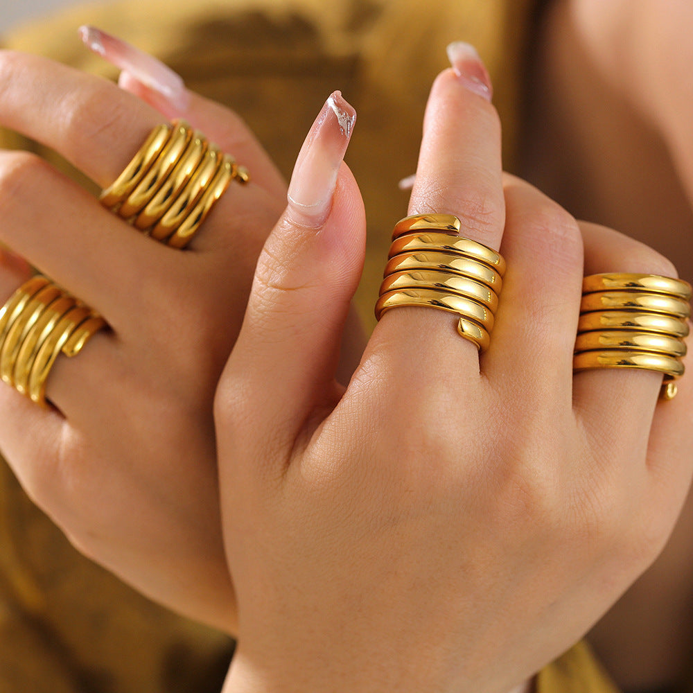 MULTI LAYER WINDING WIDE RING