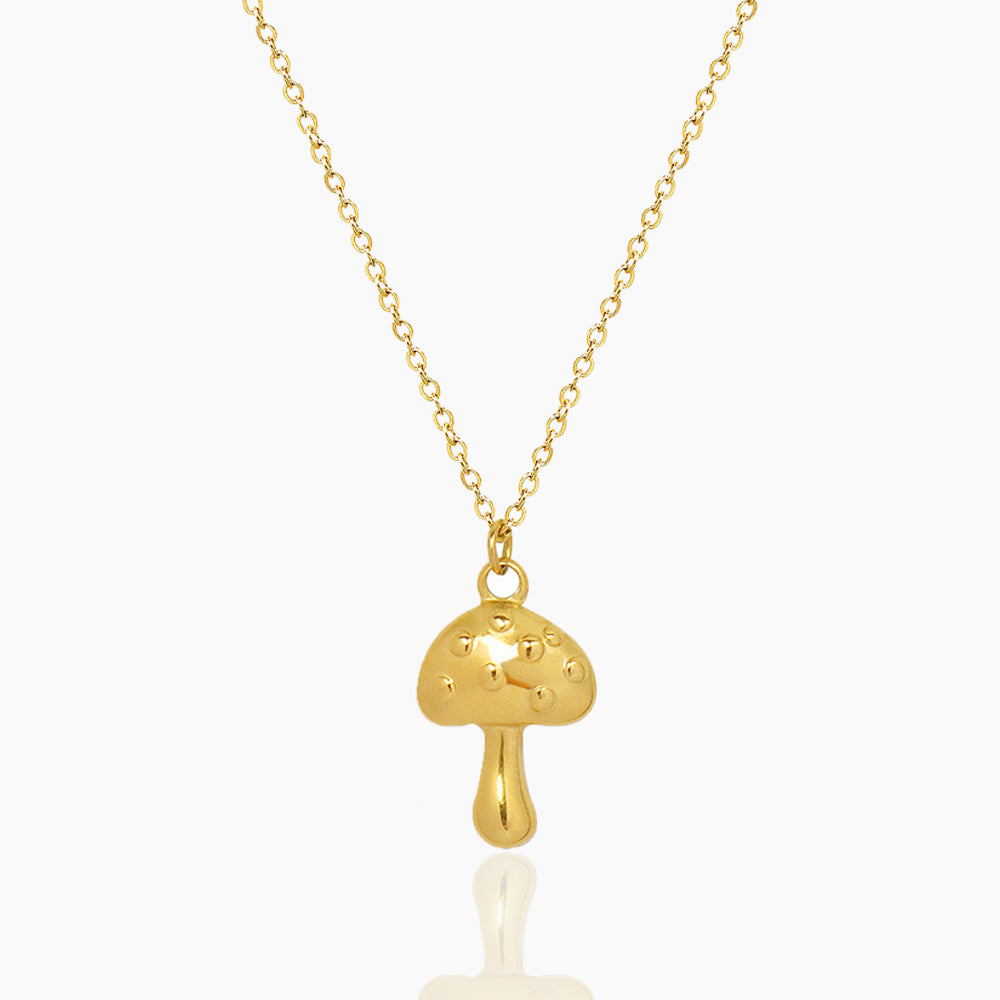 MUSHROOM PENDANT NECKLACE