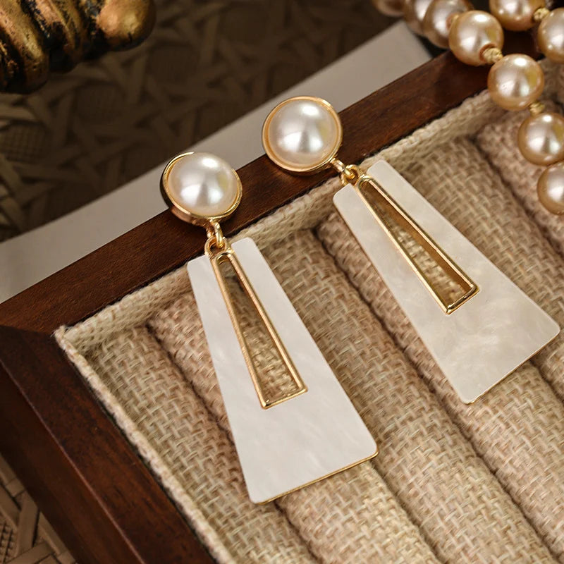 Minimalist Geometric earrings | Daily Wear