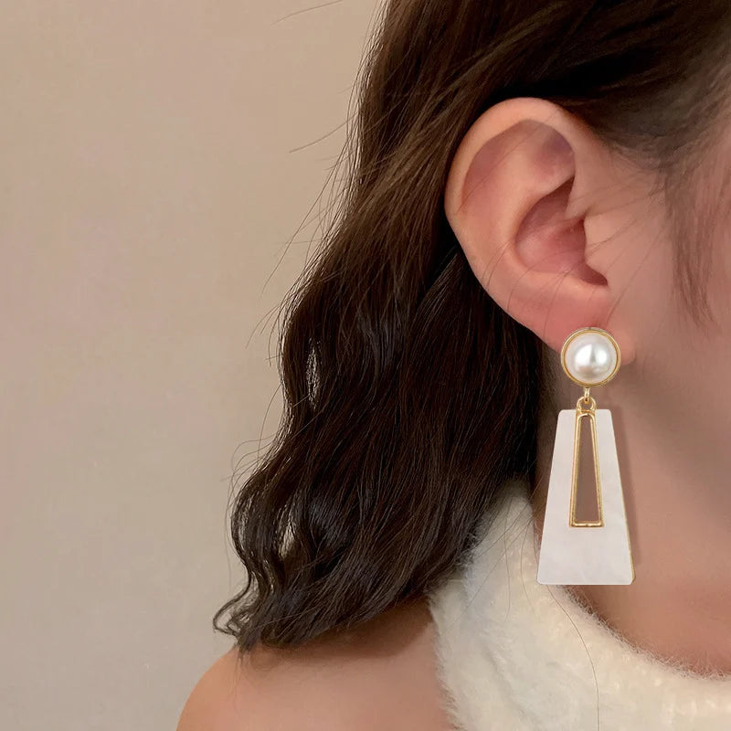 Minimalist Geometric earrings | Daily Wear
