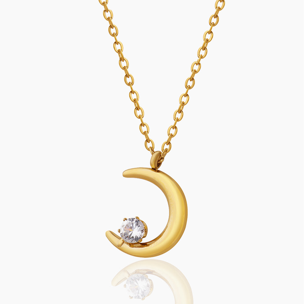 Moon Pendant Necklace