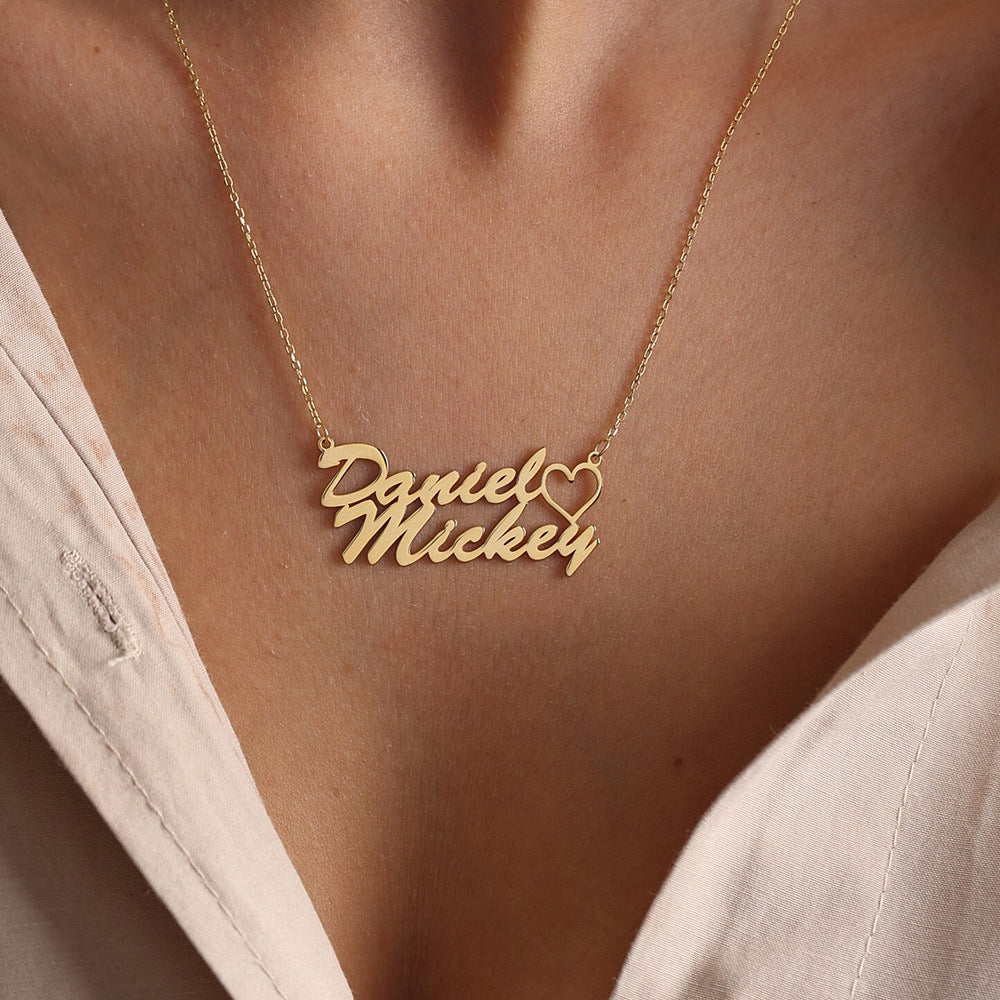NAME HEART NECKLACE