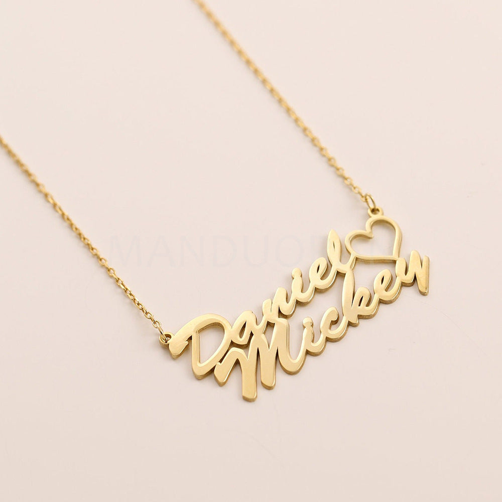 NAME HEART NECKLACE