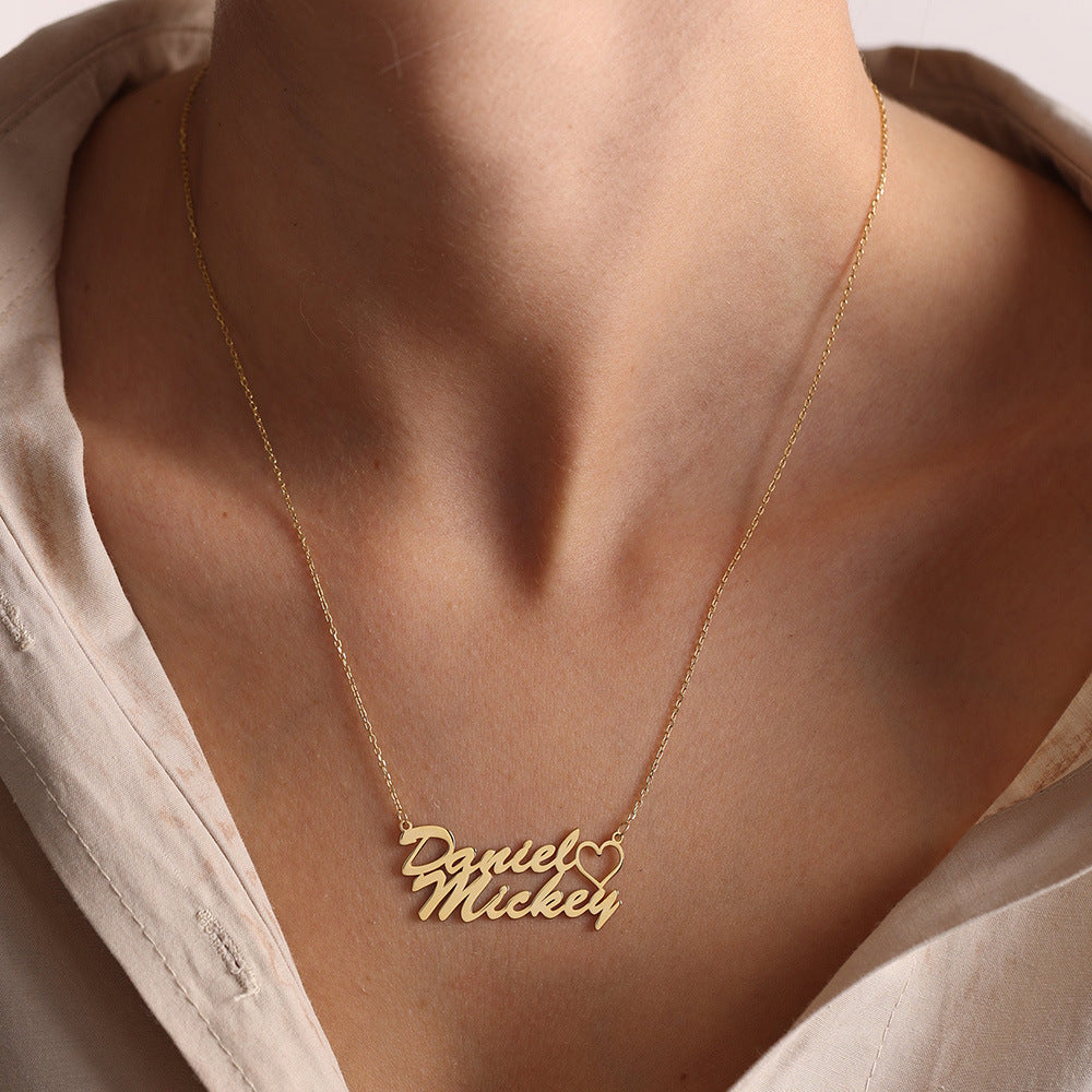 NAME HEART NECKLACE