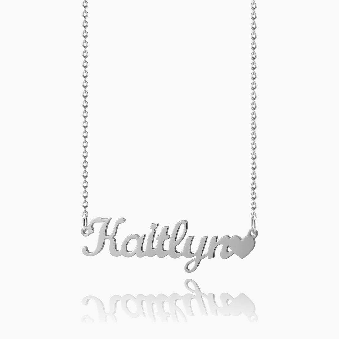 NAME HEART NECKLACE