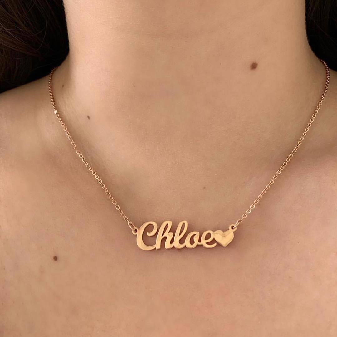 NAME HEART NECKLACE