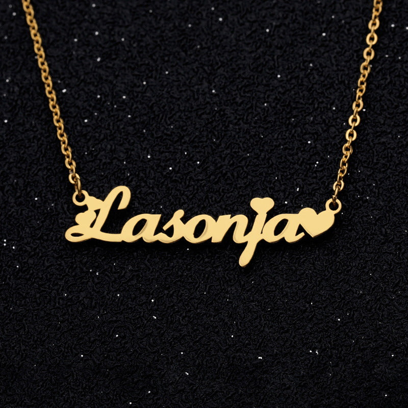 NAME HEART NECKLACE