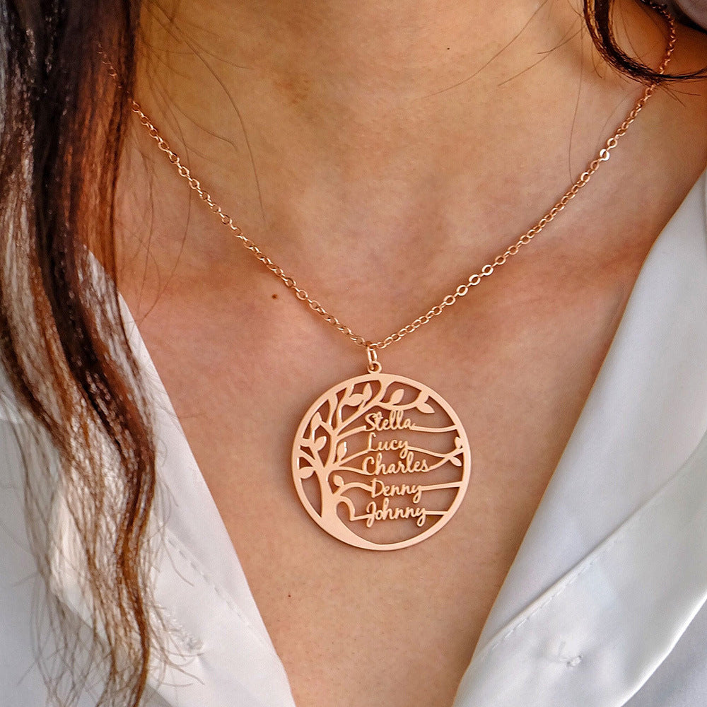 NAME OF LIFE TREE NECKLACES