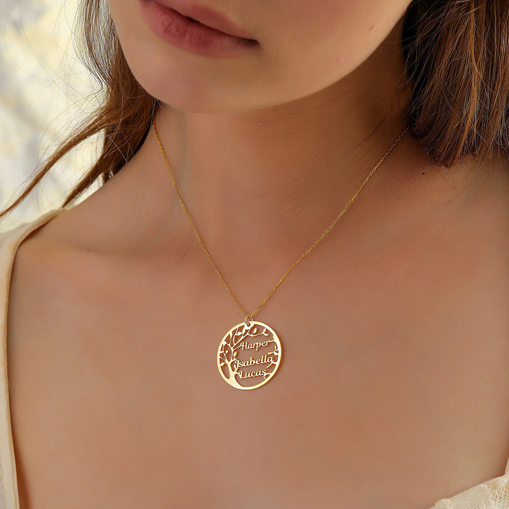 NAME OF LIFE TREE NECKLACES
